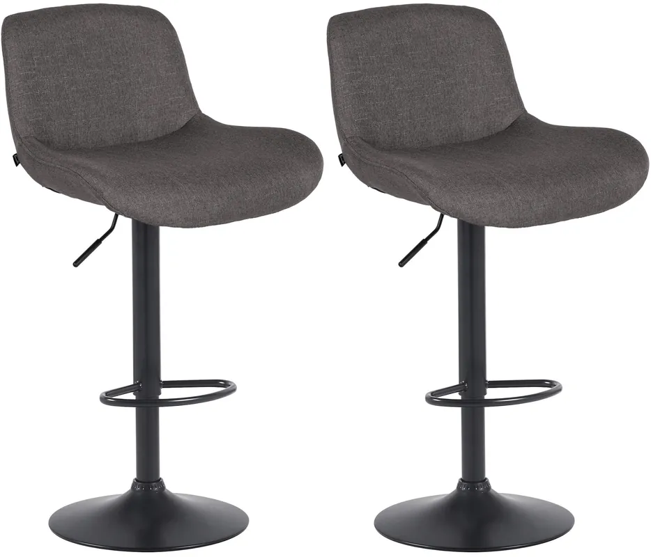 Must-Have Set di 2 sgabelli da bar Solon nero