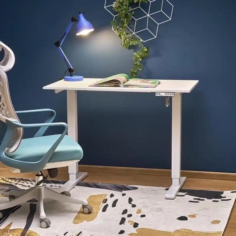 Scrivania regolabile in altezza motorizzate nuova generazione moderna 105xH73-118 ergonomica bianco Master Di Tendenza