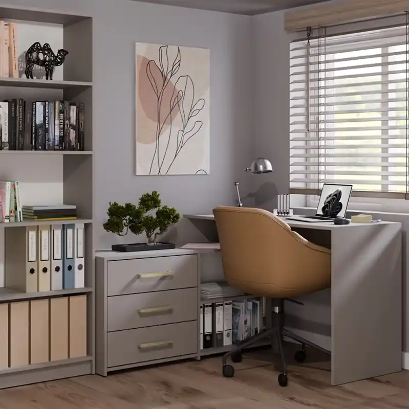 Ordina Subito Scrivania ufficio angolare salvaspazio 120x120cm grigio Utah