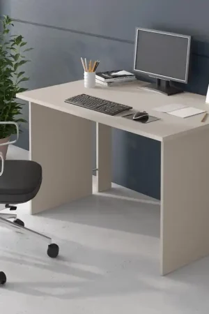 Direttamente Dal Produttore Scrivania ufficio moderna 120xH75 noce beige cashmere Lux