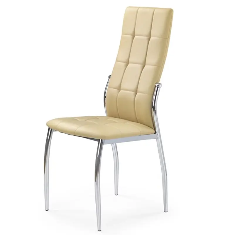 Prezzo Conveniente Sedia imbottita da pranzo moderna ecopelle beige Linari
