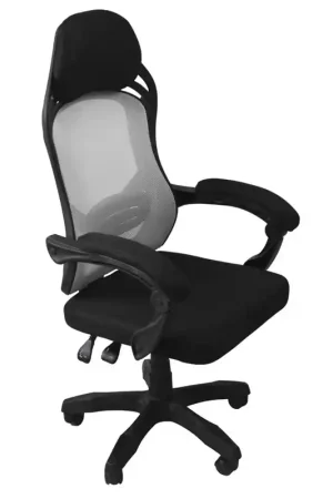 Ultimissimo Modello Sedia poltrona ufficio girevole nero grigio inclinabile schienale traspirante Lumina