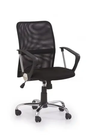 Spedizione Espresso Sedia ufficio poltrona ergonomica con ruote design comoda nero Alin