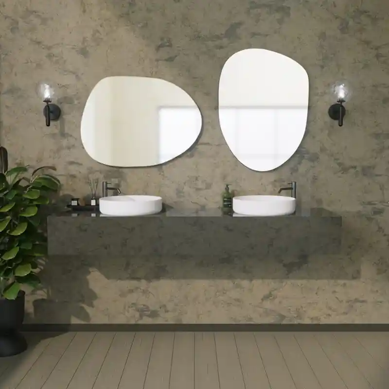 Set 2 specchi bagno moderni design Odas Economico