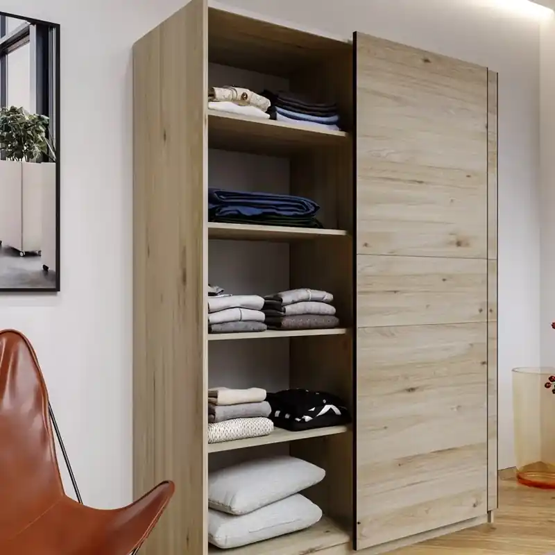 Novità Set 3 ripiani per armadio scorrevole Fusion da 200 cm rovere
