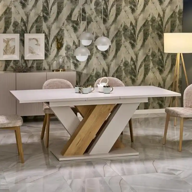 Affare Tavolo allungabile 160/200 da pranzo moderno rovere crema Emily
