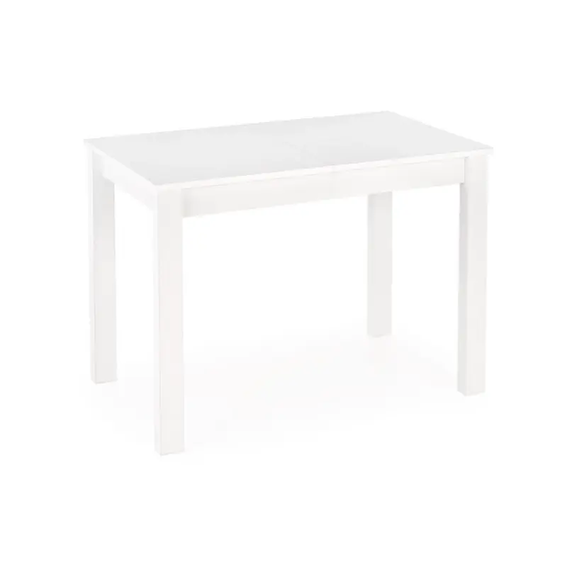Spedito Oggi Tavolo da pranzo allungabile moderno 100/135cm bianco Pixi