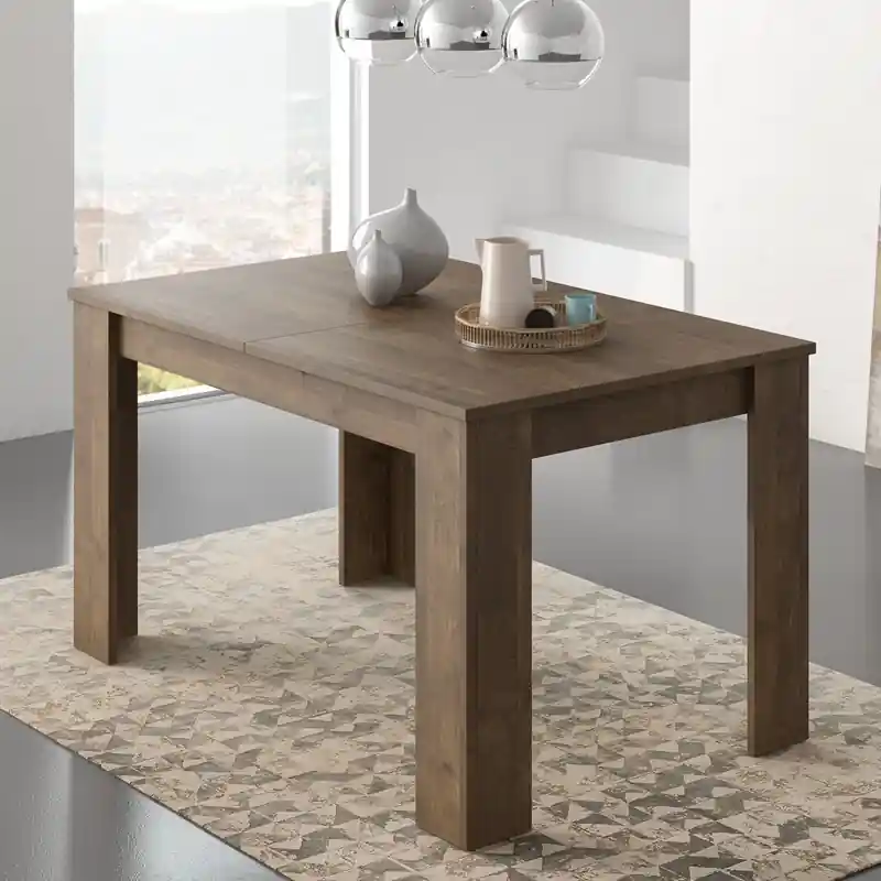 Offerta Speciale Tavolo da pranzo allungabile moderno 140/200 cm noce Alven