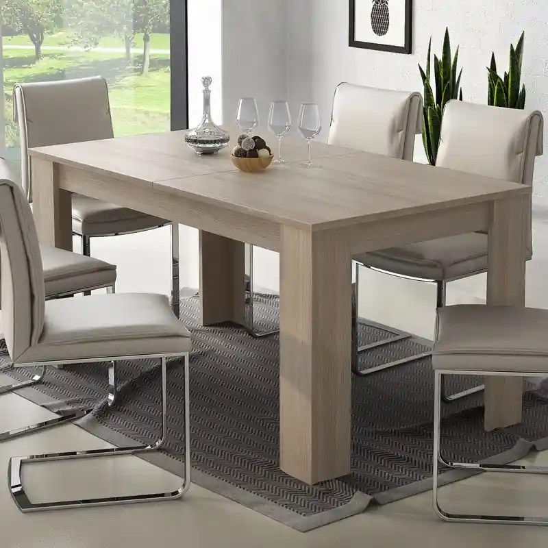 Tavolo da pranzo allungabile moderno 160/220 cm frassino Elva Novità