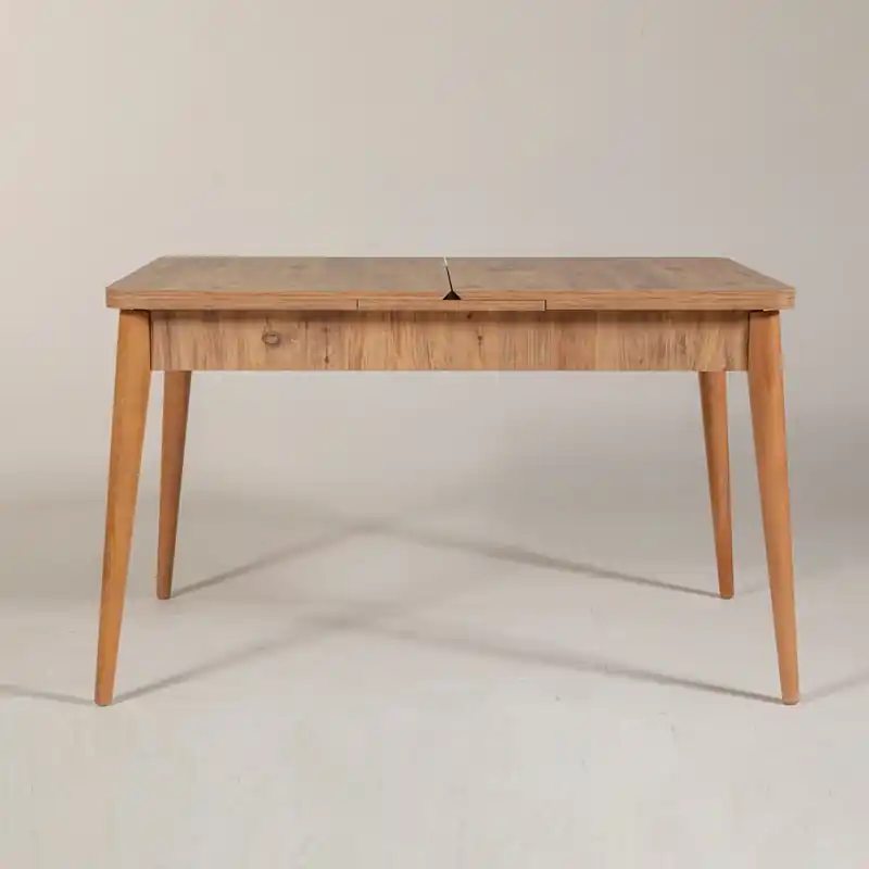 Offerta Del Giorno Tavolo moderno allungabile da pranzo rettangolare 130-165 cm rovere Matera