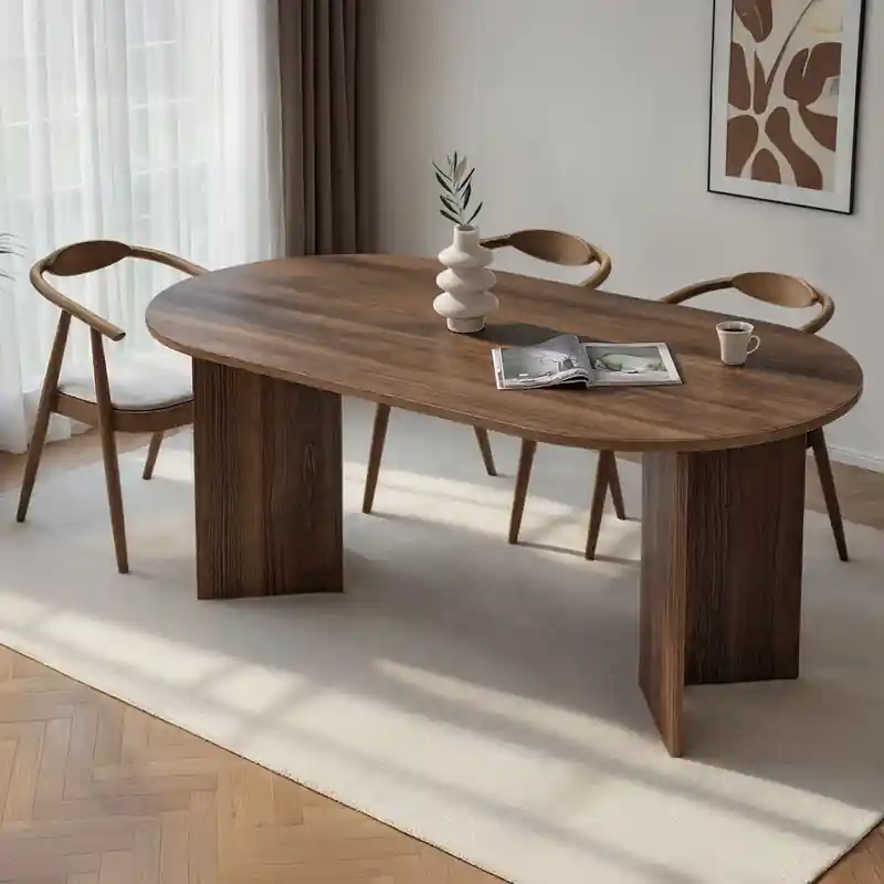 Compra Adesso Tavolo moderno da pranzo rettangolare 180x90 cm wengè Ferrara