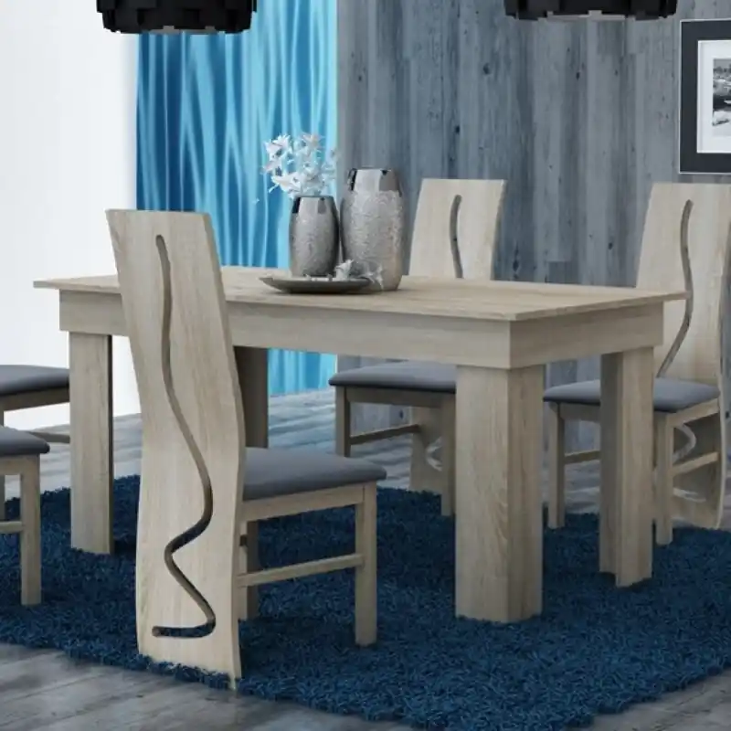 Tavolo moderno legno cucina 160 rovere Florida Ultima Occasione