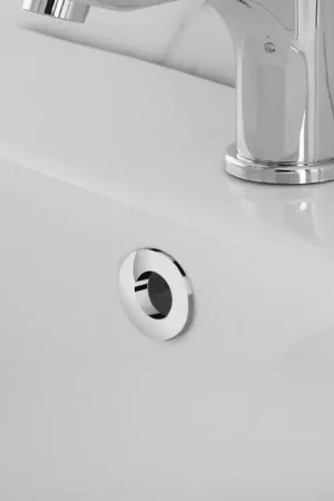 Acquista Ora Ghiera con foro cromata per troppo pieno lavabo e bidet da 24 o 28 mm