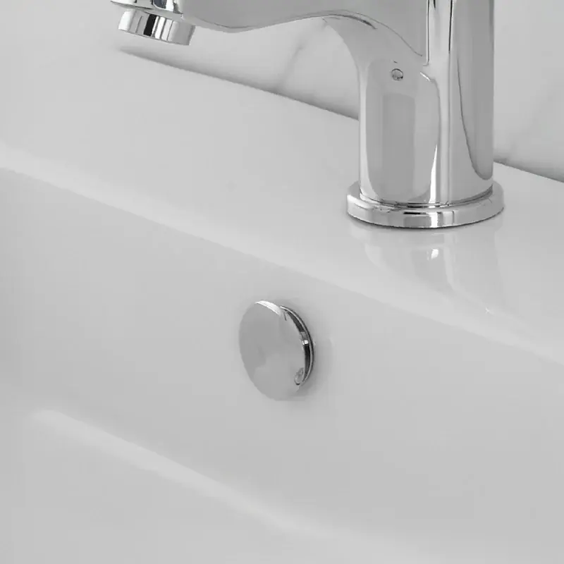 Tappo copriforo cromo per troppo pieno lavabi e bidet da 24 o 28 mm Promozione Esclusiva