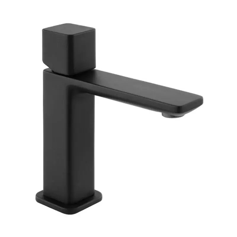 Miscelatore lavabo in ottone nero opaco con piletta click clack Lotus Più Venduto