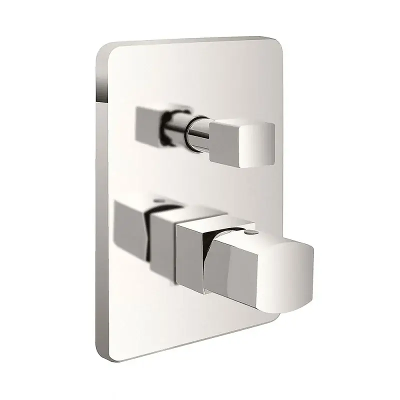 Sconto Miscelatore doccia incasso con deviatore in ottone color nichel Lotus