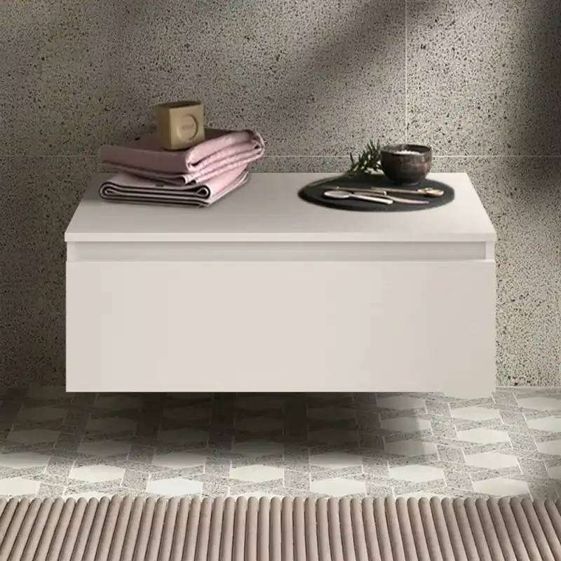 Occasione Cassettiera bagno 60 cm sospesa bianco opaco con chiusura soft close - Sumo