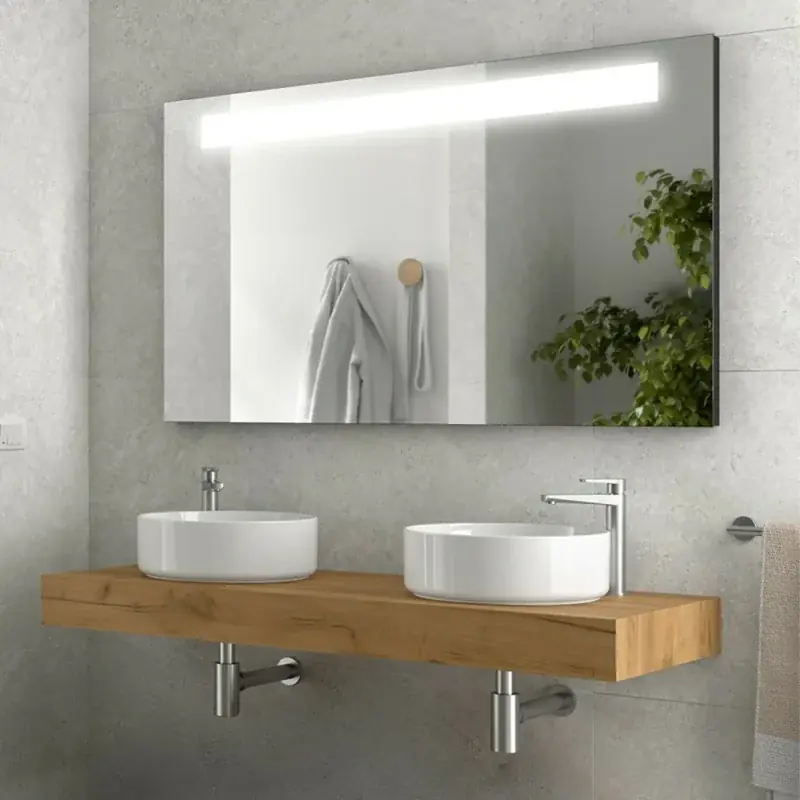 Mensolone bagno 120 cm sospeso in rovere africa - Sumo Sconto