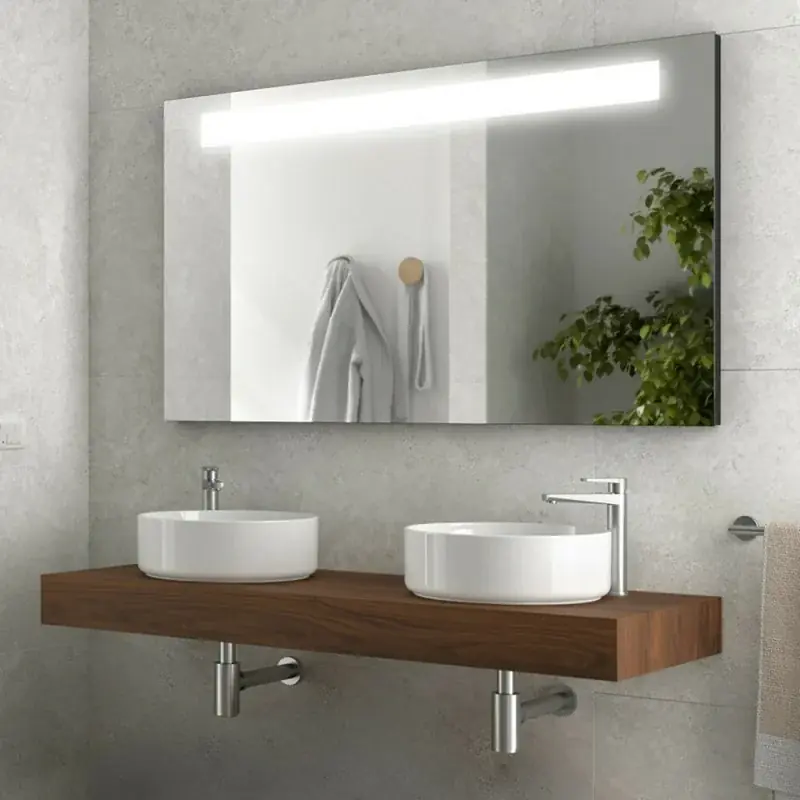 Mensolone bagno 120 cm sospeso in noce maya - Sumo Ultime Pezzi