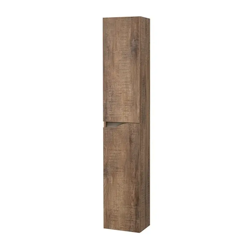 Colonna bagno sospesa 160 cm tabacco e tortora Sumya Direttamente Dal Produttore
