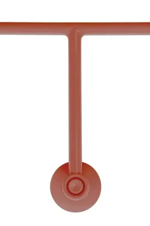 Vendita Finale Tergivetro doccia rosso in plastica antigraffio con ventosa Spring