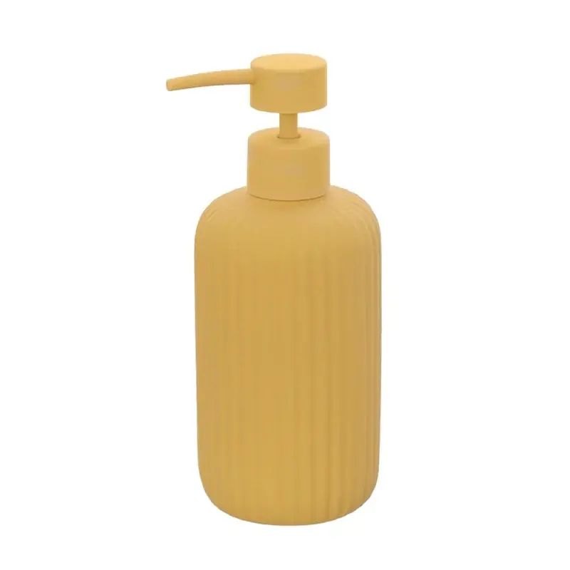 Dispenser sapone giallo in ceramica soft touch capienza 330 ml Spring Acquista Ora