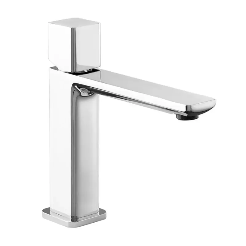 Più Venduto Miscelatore lavabo bocca lunga in ottone con manopola e piletta click clack Lotus