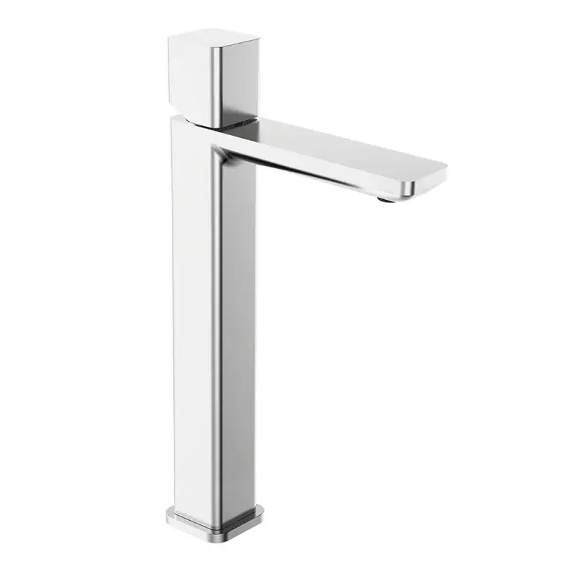 Affare Miscelatore lavabo alto in ottone con manopola e piletta click clack Lotus