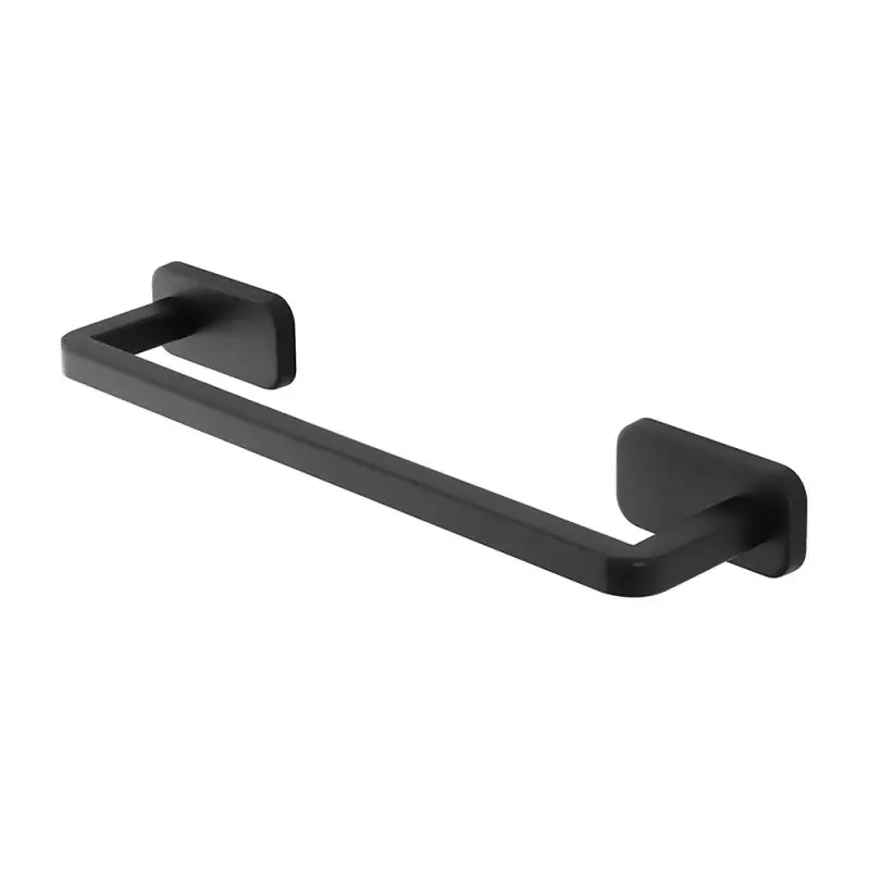 Ultime Pezzi Portasciugamani a muro 35 cm in acciaio inox nero con doppio fissaggio