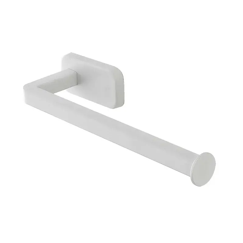 Nuovo Arrivo Porta salviette a muro 25 cm in acciaio inox bianco con doppio fissaggio