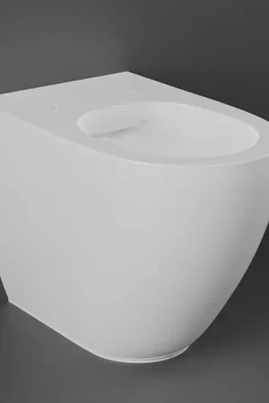 Wc filomuro Rak serie Des scarico traslato Rimless e fissaggi nascosti Sconto