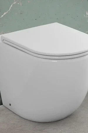 Wc filomuro con scarico a vortice e copriwc soft-close Tao Ultime Pezzi