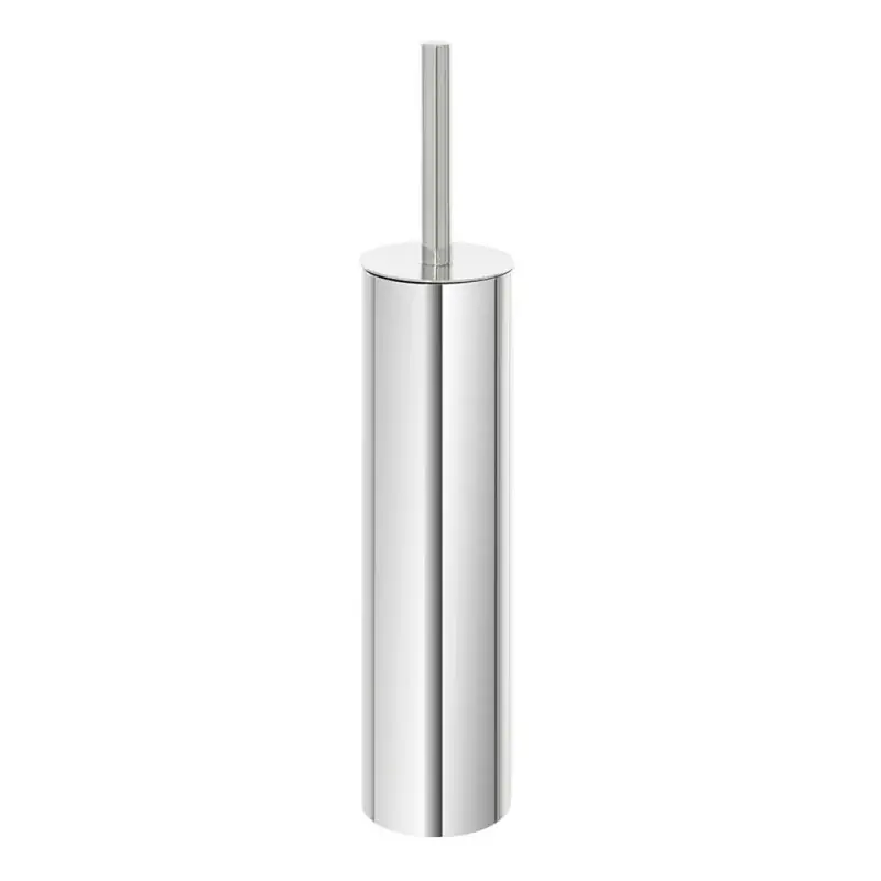 Portascopino tondo slim in acciaio inox 304 setole nere e secchio estraibile Prezzo Basso