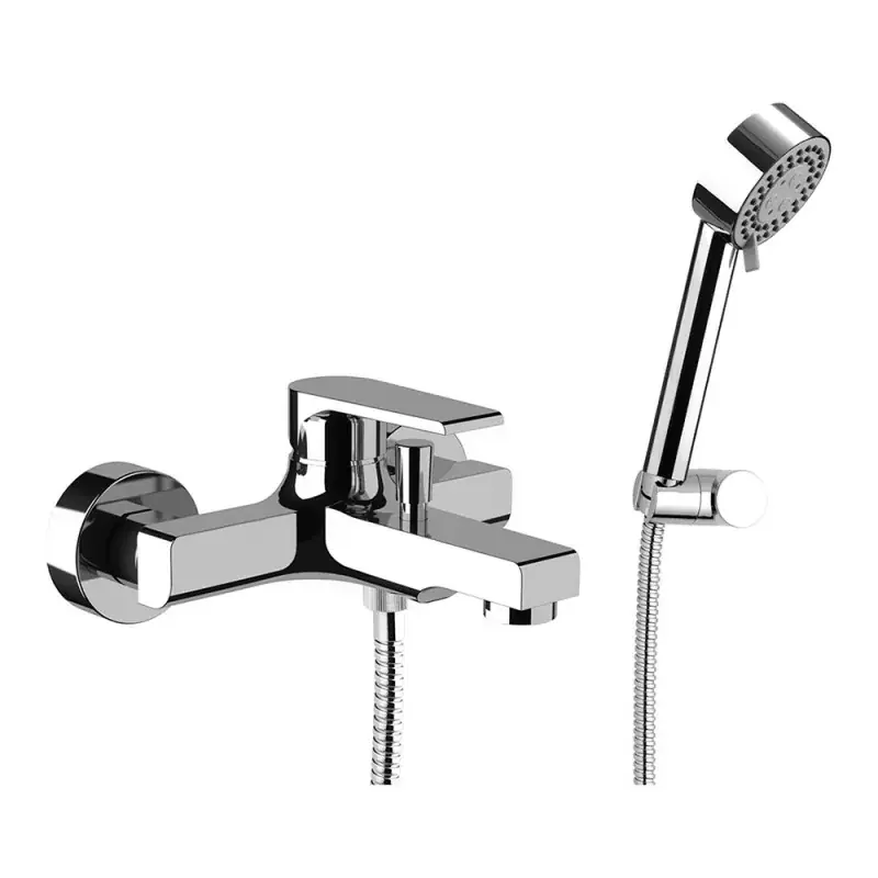 Miscelatore vasca cromato Mariani serie Artic kit doccia incluso Nuovo Arrivo
