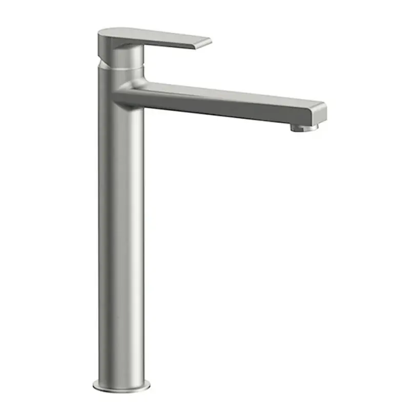 Direttamente Dal Produttore Miscelatore lavabo alto Mariani serie Artic in ottone spazzolato