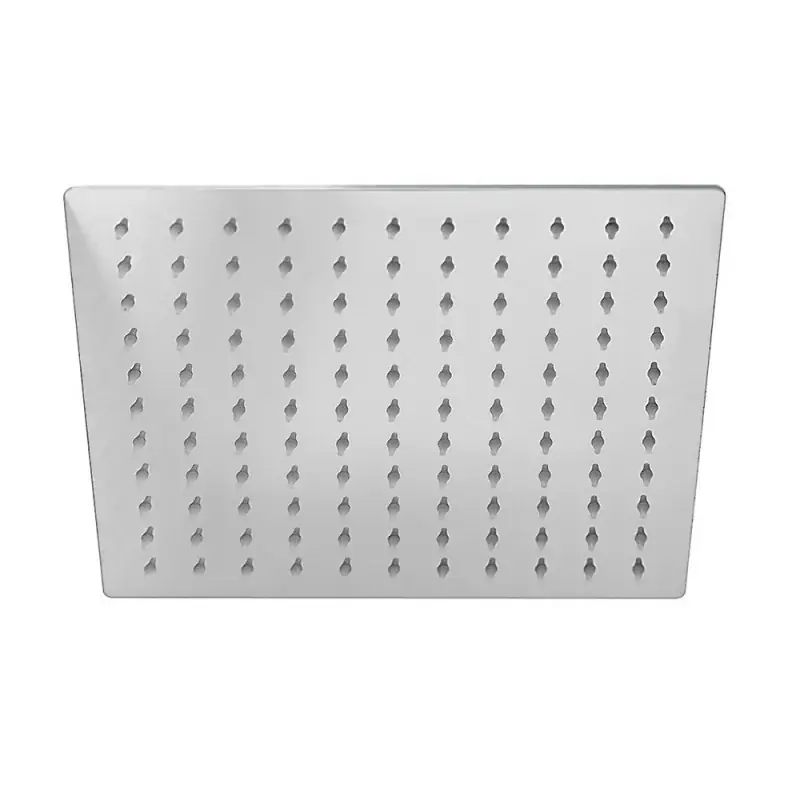 Super Prezzo Soffione doccia quadrato 40x40 cm cromato lucido in acciaio inox
