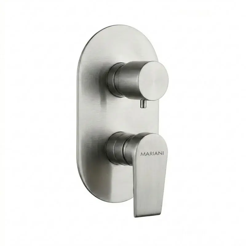 Miscelatore doccia incasso 3 vie con deviatore spazzolato Artic Mariani Offerta Lampo