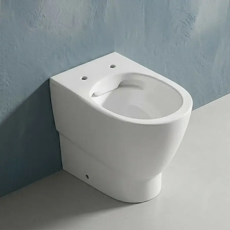 Super Prezzo Wc filo muro bianco lucido con scarico traslato e sistema rimless Demy Dolomite