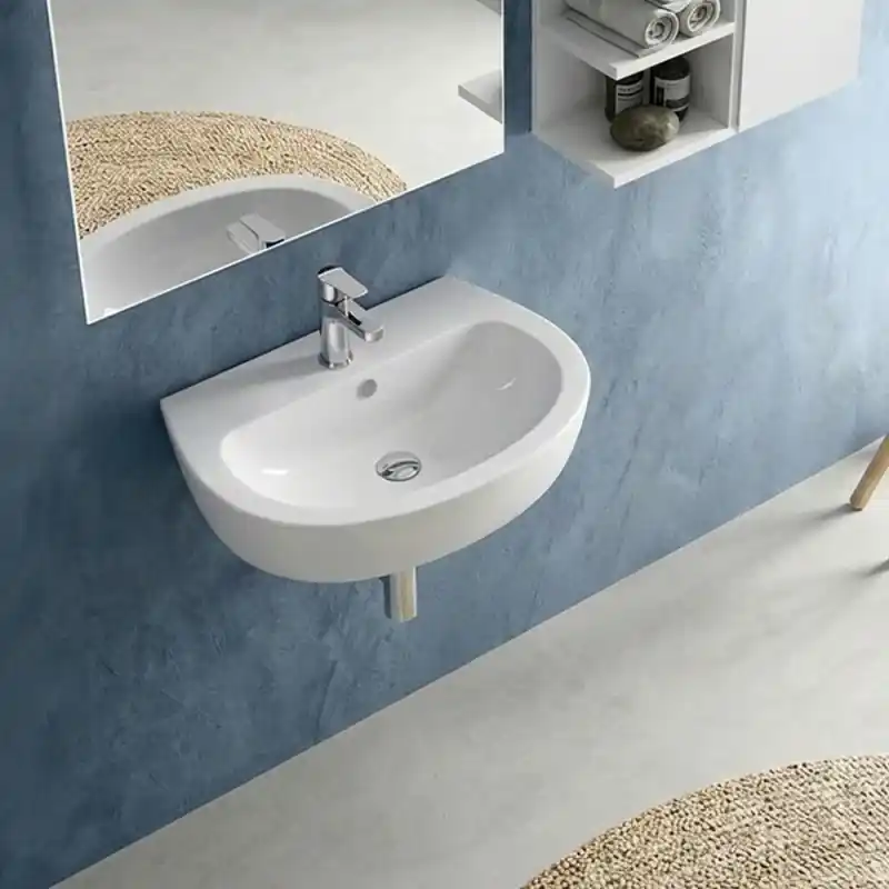 Lavabo sospeso 55 cm bianco lucido Demy Dolomite Vendita Finale