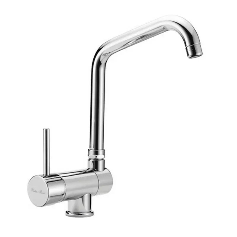 Miscelatore lavello cucina tre vie cromo con attacco acqua potabile canna reclinabile Vendita Finale