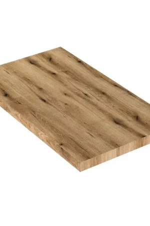 Scelto Dai Clienti Mensola per lavabo d‘appoggio 80 cm in legno rovere naturale Linea
