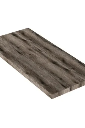 Prezzo Di Fabbrica Mensola per lavabo d‘appoggio 100 cm in legno rovere fossile Linea