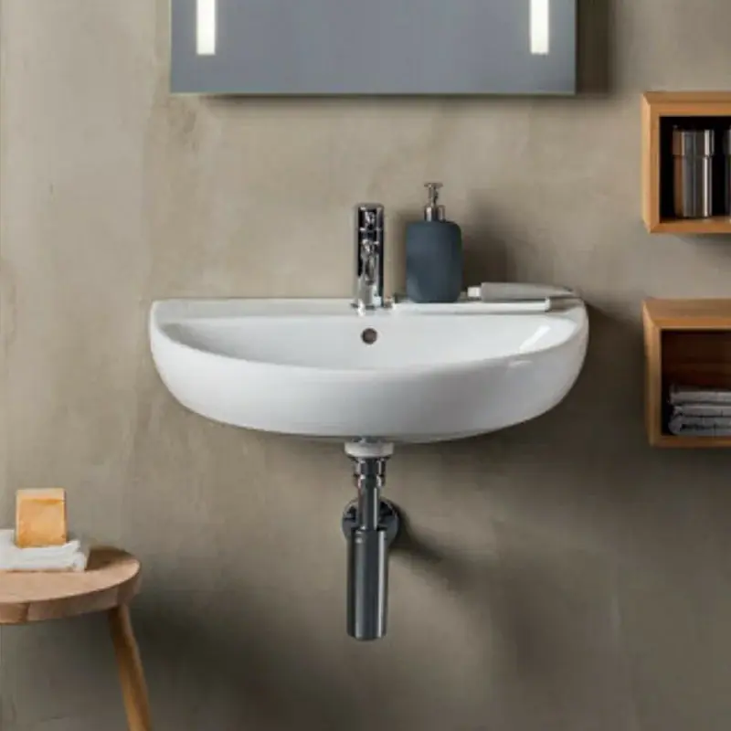 Prezzo Conveniente Lavabo sospeso Geberit 55 cm in ceramica bianco Selnova