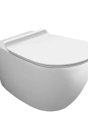 Wc singolo sospeso Simas Vignoni Rimless in ceramica bianco lucido Nuovo Arrivo