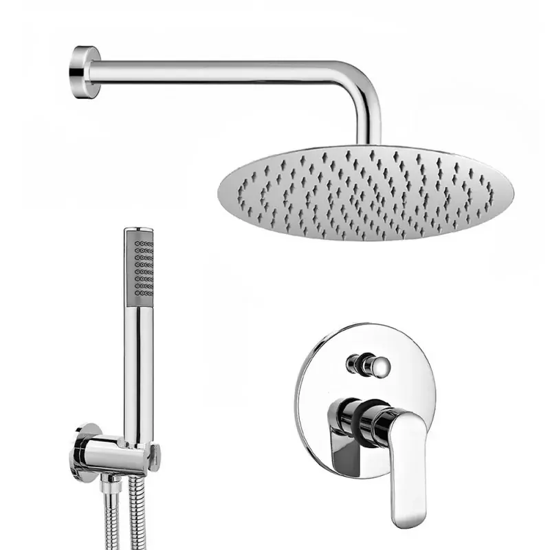 Set doccia incasso con braccio soffione slim e kit doccino acciaio cromo Dalila Ordina Subito