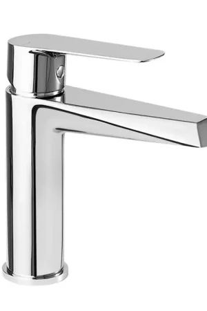 Acquista Ora Miscelatore lavabo in ottone cromo con leva monocomando Cristallo
