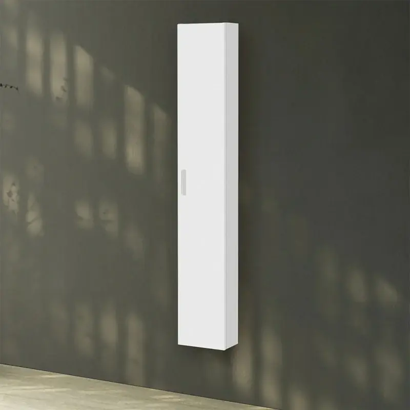 Pensile bagno sospeso150 H bianco con maniglia cromata Martha Spedizione Espresso