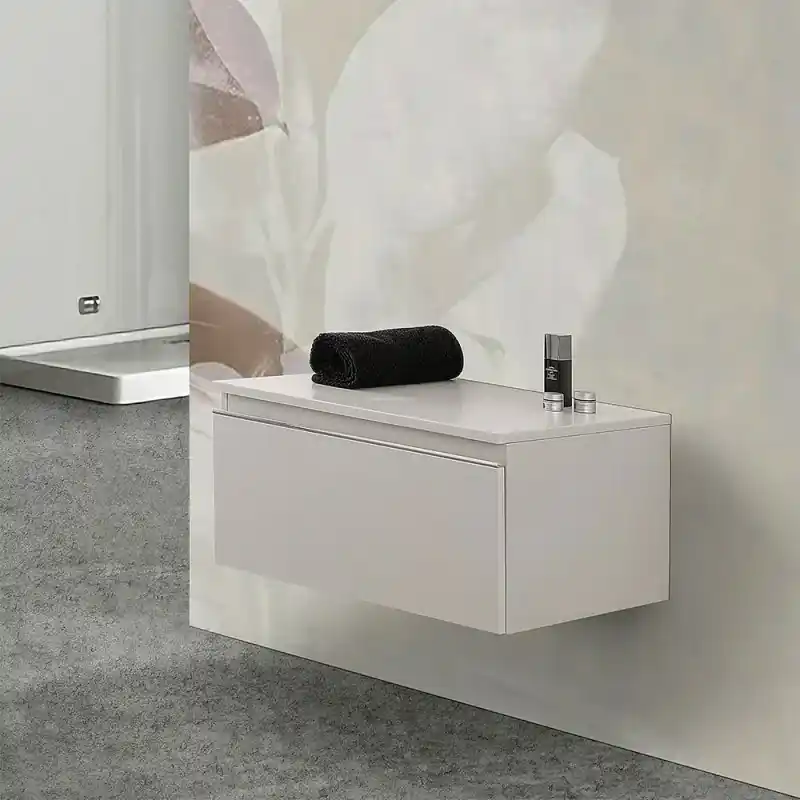 Cassettone sospeso bagno 60 cm grigio perla opaco Iside Popolare