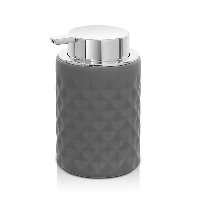 Più Venduto Dispenser sapone grigio da appoggio in ceramica Cristal