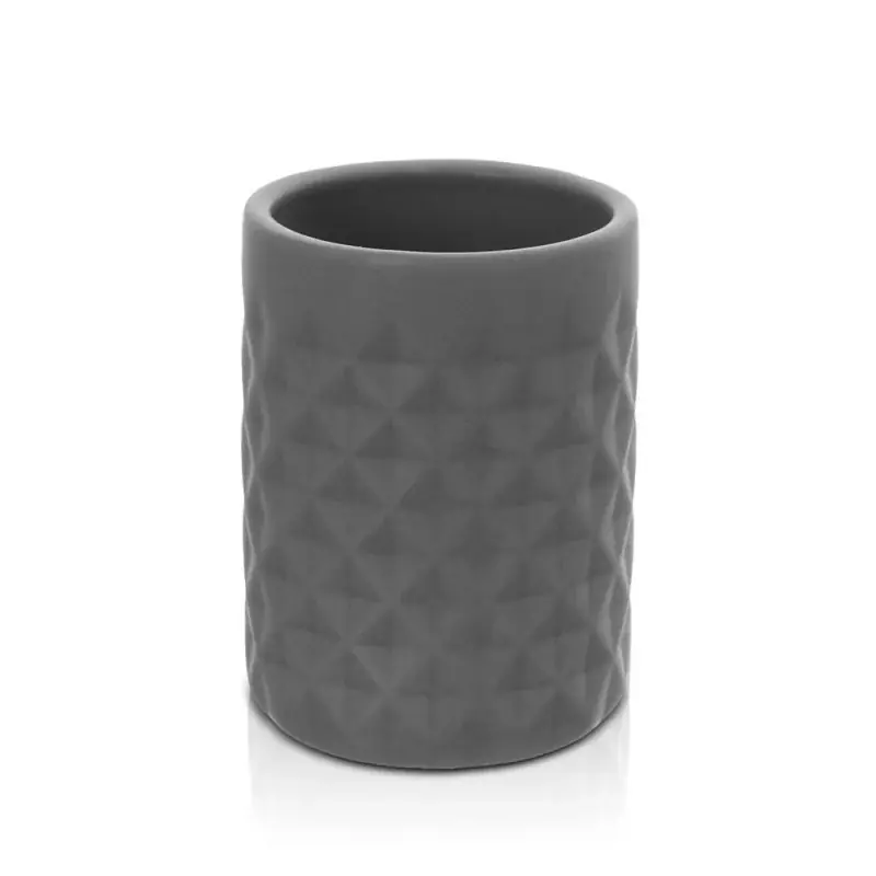 Portaspazzolino da appoggio grigio in ceramica Cristal Acquista Ora